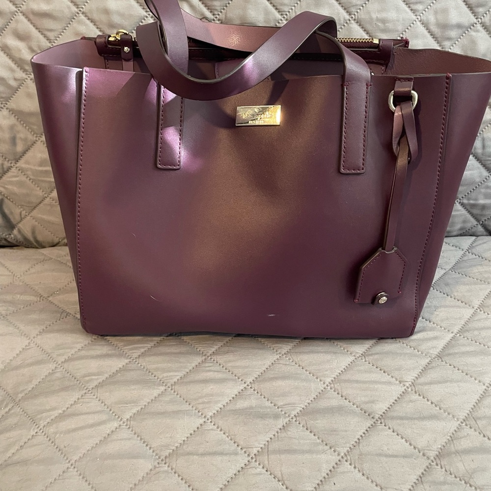Kate Spade Large bag eggplant
